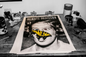 serigraphie minute papillon nantes