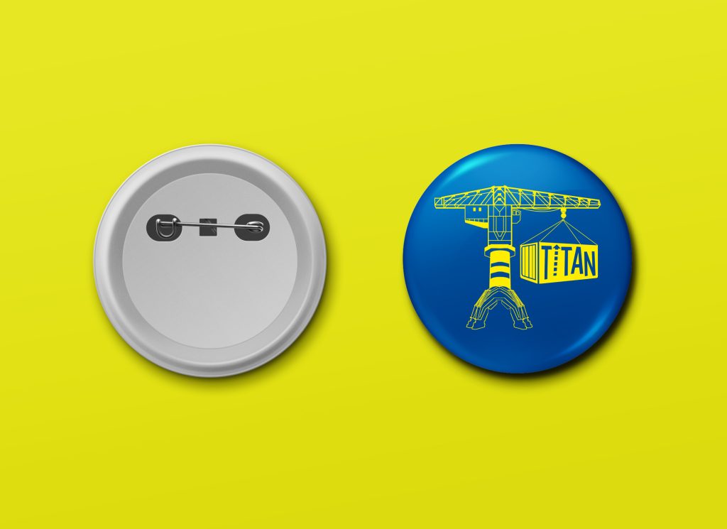 Pin Button Badge Mock Up