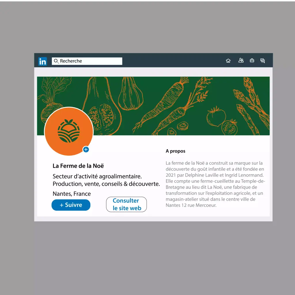 Interface profil LINKEDIN copie