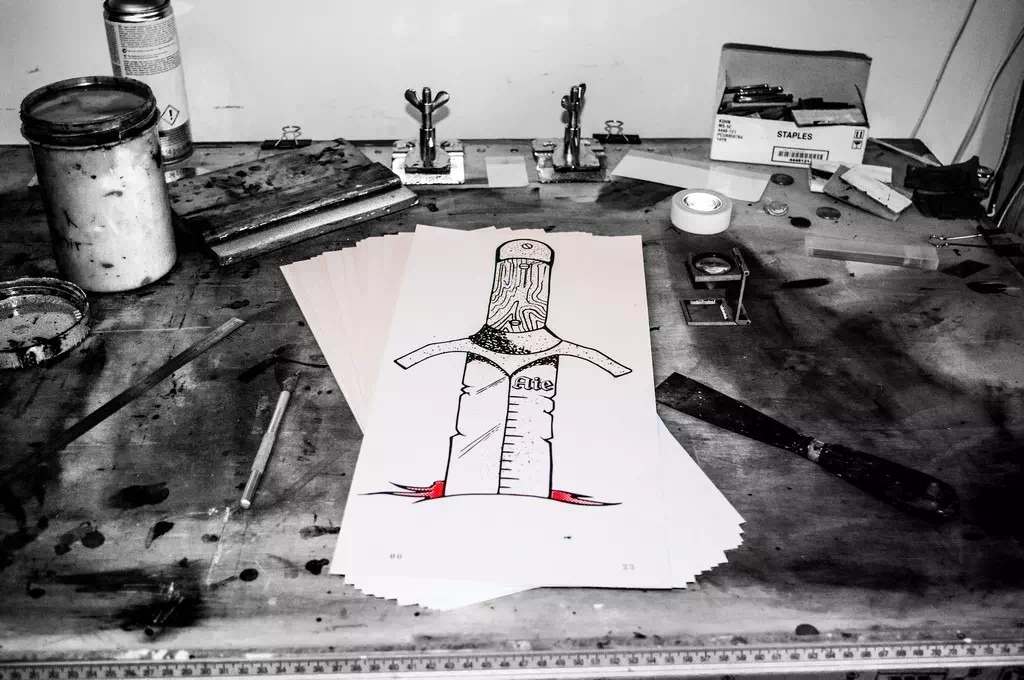 Sérigraphie Nantes | Textile & Papier | No Brain No Gain 20 aie